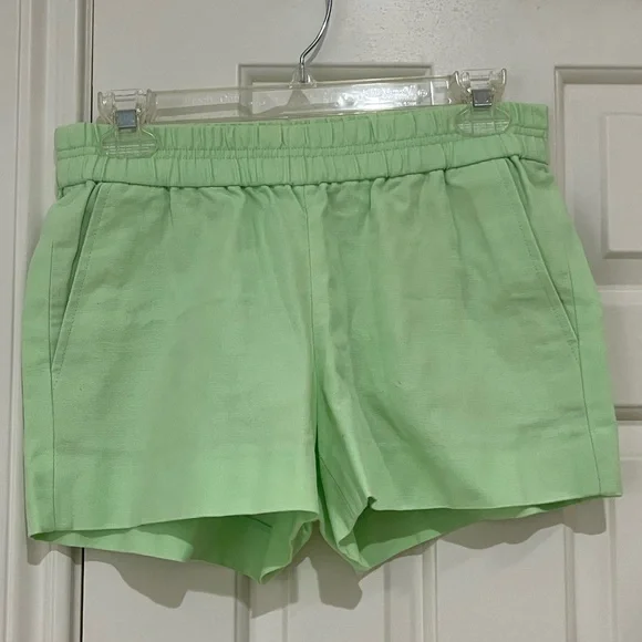 J Crew NWOT lime green shorts size 0 - Picture 2 of 7